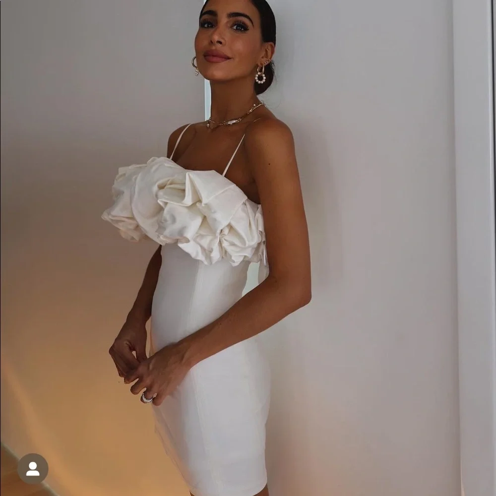 Zara Cream Ruffle Strap Dress - ✨ Bloggers Fav! - Picture 12 of 13